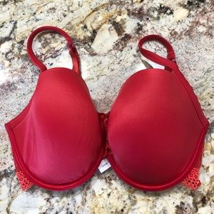 Panache Red Lace Bra, 34F